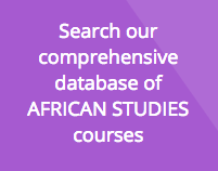 African Studies Course Search